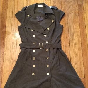 Calvin Klein Military inspired dress
